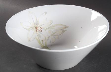 White Flower (Corelle) 10" Round Vegetable Bowl