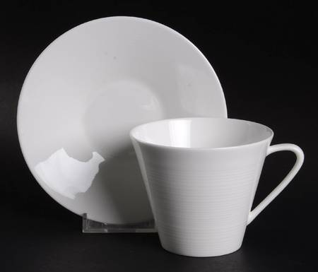 Claire Flat Cup & Saucer Set