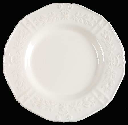 Traditions Embossed White (Corelle) Salad Plate