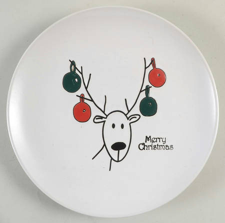 Happy Holidays (Rudy) Salad Plate
