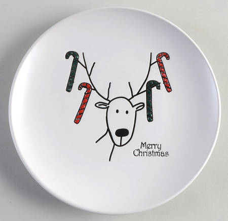 Happy Holidays (Rudy) Salad Plate