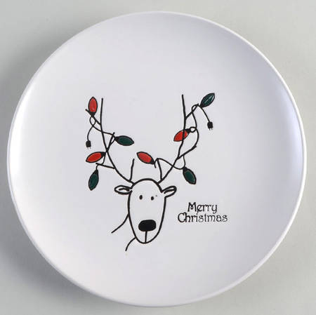 Happy Holidays (Rudy) Salad Plate
