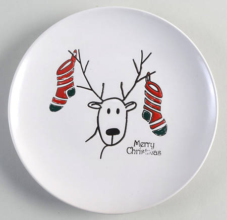 Happy Holidays (Rudy) Salad Plate