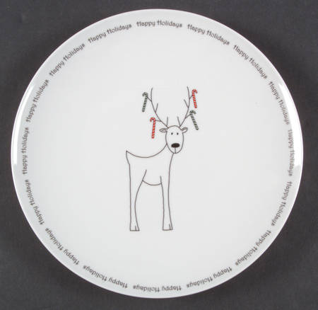 Happy Holidays (Rudy) Salad Plate