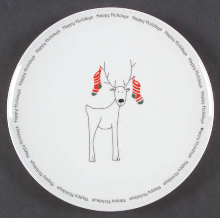 Happy Holidays (Rudy) Salad Plate