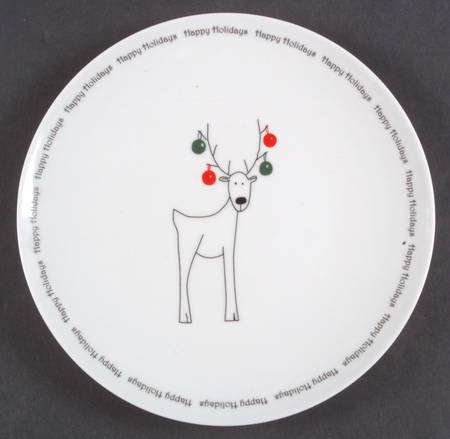 Happy Holidays (Rudy) Salad Plate