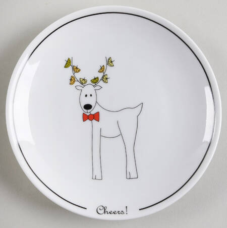 Happy Holidays (Rudy) Appetizer Plate