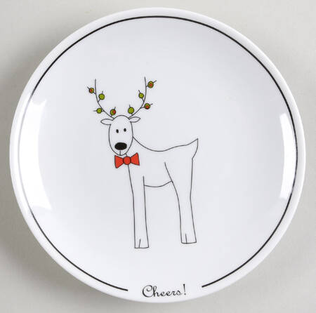 Happy Holidays (Rudy) Appetizer Plate