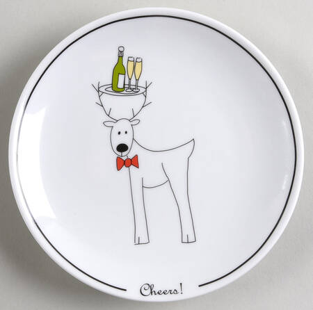 Happy Holidays (Rudy) Appetizer Plate