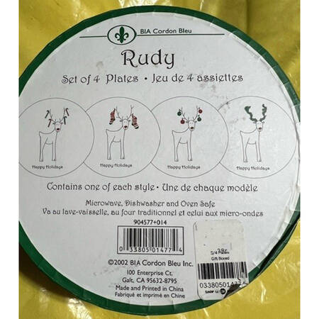 Happy Holidays (Rudy) Salad Plate