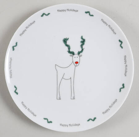 Happy Holidays (Rudy) Salad Plate