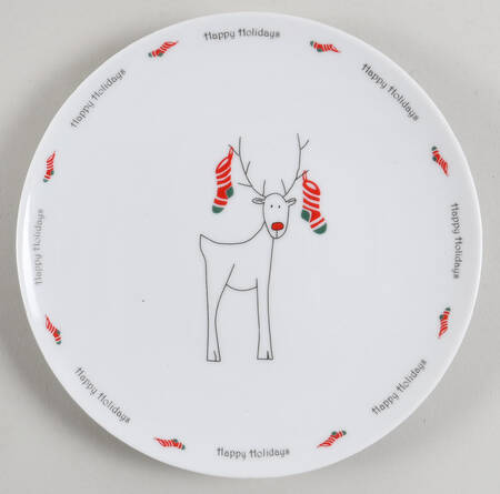 Happy Holidays (Rudy) Salad Plate