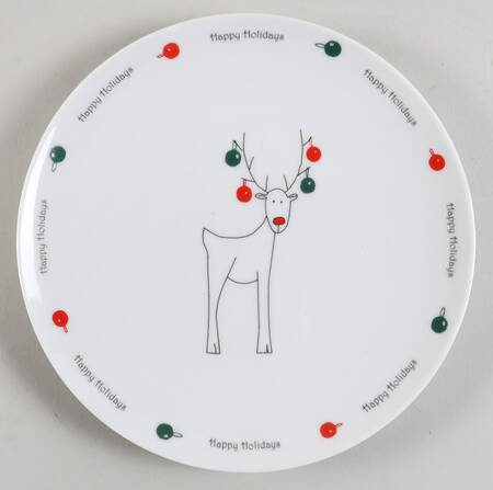 Happy Holidays (Rudy) Salad Plate