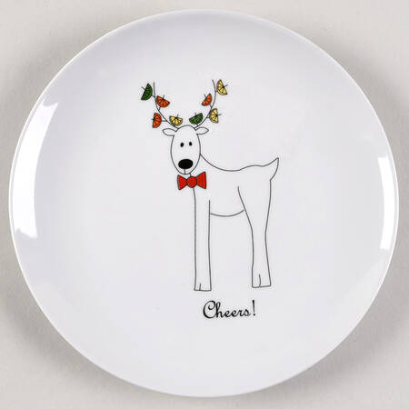 Happy Holidays (Rudy) Salad Plate