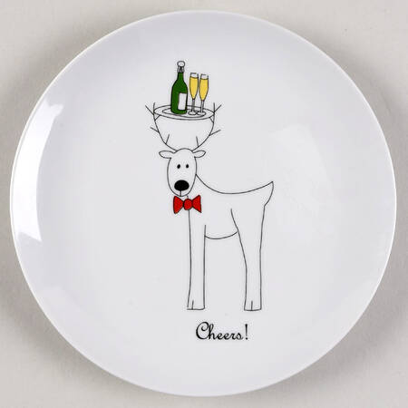 Happy Holidays (Rudy) Salad Plate