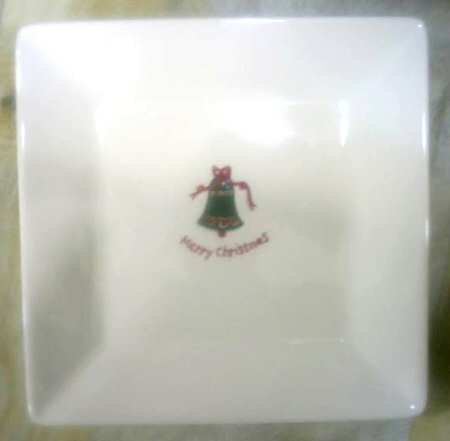 Happy Holidays (Rudy) Square Dinner Plate