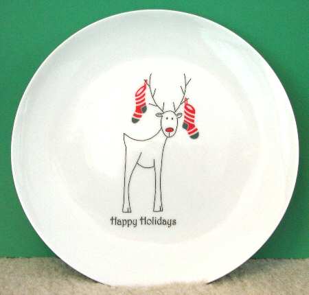 Happy Holidays (Rudy) Salad Plate