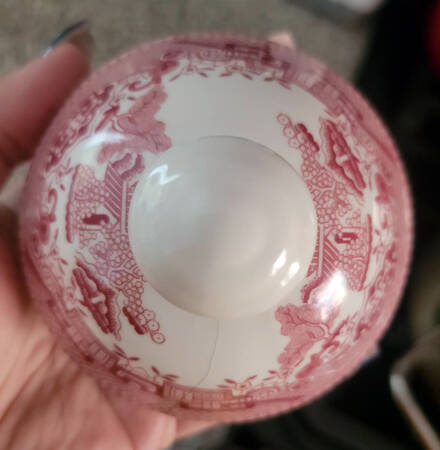 Willow Rosa Pink (Colombia & Romania) Lid for Teapot