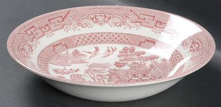 Willow Rosa Pink (Colombia & Romania) Coupe Soup Bowl