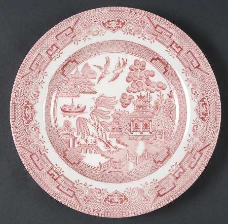 Willow Rosa Pink (Colombia & Romania) Salad Plate