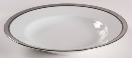 Malmaison Black (No Verge) Large Rim Soup Bowl