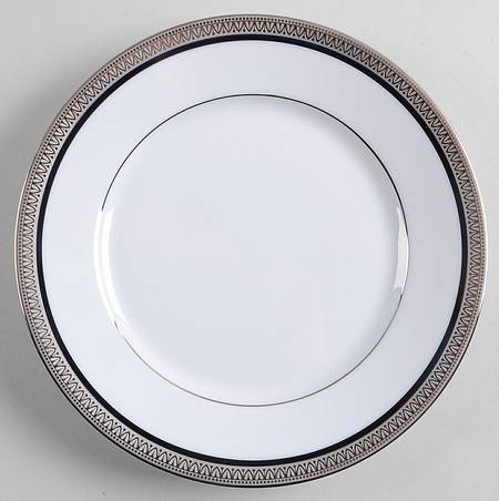 Malmaison Black (No Verge) Salad Plate