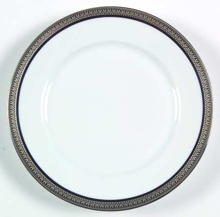 Malmaison Black (No Verge) Dessert Luncheon Plate
