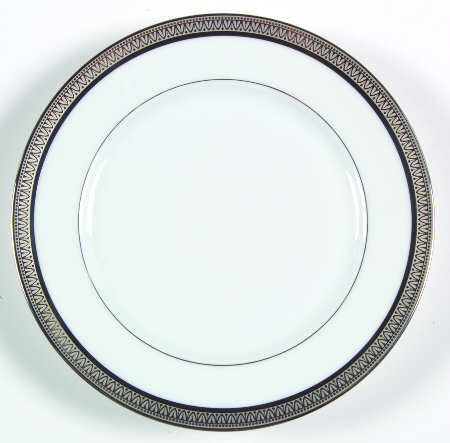 Malmaison Black (No Verge) Dessert Luncheon Plate
