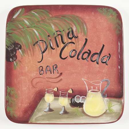 Key West 13" Square Serving Platter