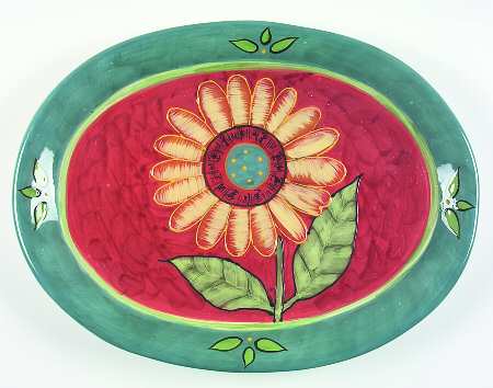 Charlotte 18" Oval Serving Platter