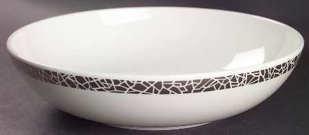 Silver Texture Soup/Cereal Bowl