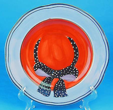 Red Hot Ladies Dinner Plate