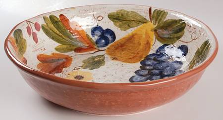 Sorrento 14" Round Vegetable Bowl