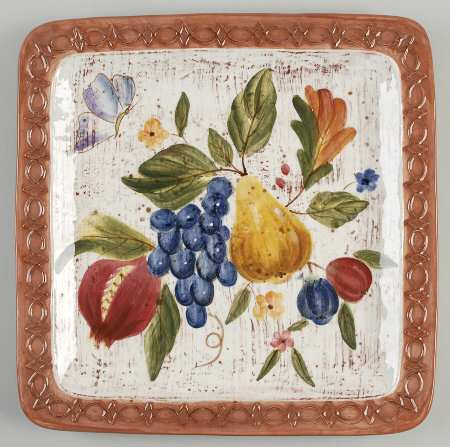 Sorrento 13" Square Serving Platter