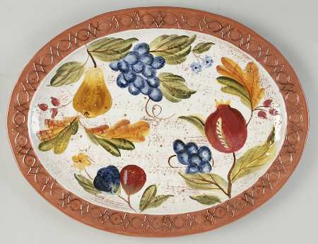 Sorrento 19" Oval Serving Platter