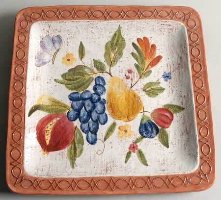 Sorrento 16" Square Serving Platter