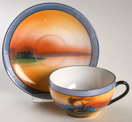 CHK19 Flat Cup & Saucer Set