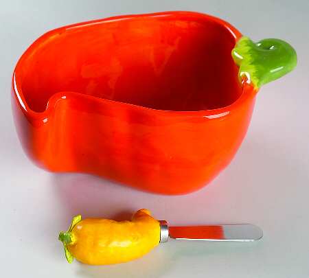 Fiesta Dip Bowl & Spreader Set