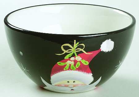 Holiday Santa Individual Ice Cream Dish