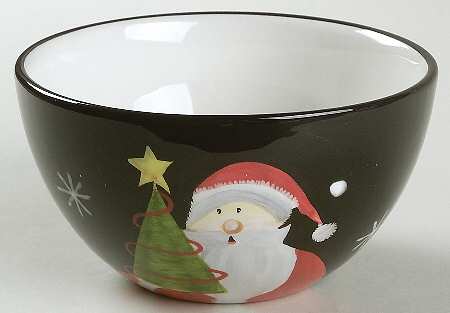 Holiday Santa Individual Ice Cream Dish