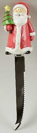 Holiday Santa Cheese Knife with Stainless Blade