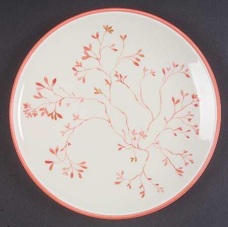 Coral Edge Salad Plate