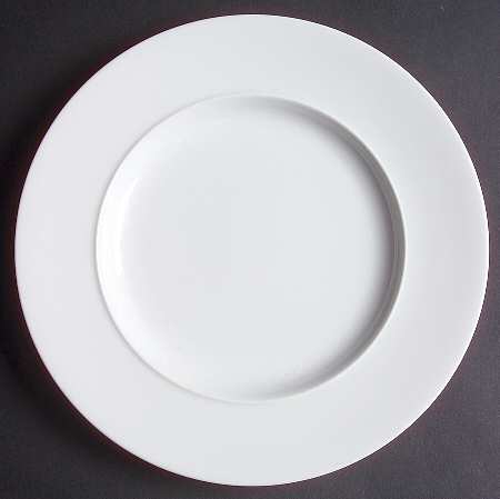 Epoch White Salad Plate
