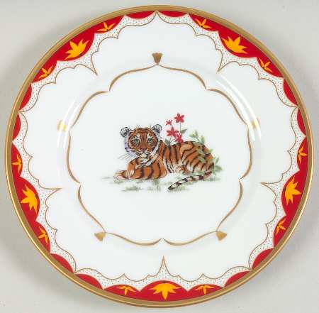 Tiger Lily Bread & Butter Plate