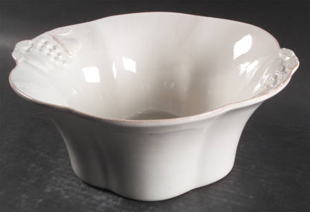 Madeira Harvest (White) 10" Large Salad Serving Bowl