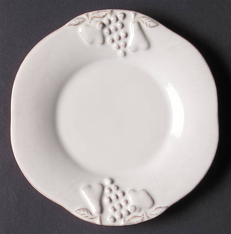 Madeira Harvest (White) Bread & Butter Plate