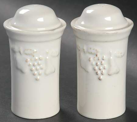 Madeira Harvest (White) Salt & Pepper Set