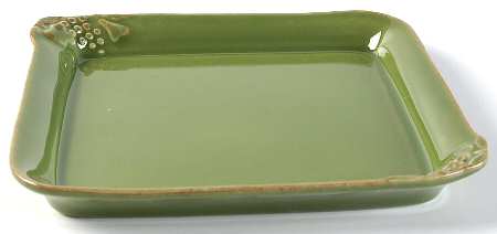 Madeira Harvest (Moss Green) 8" Square Tray