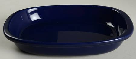 Indigo Blue 12'' Oval Baker