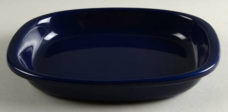 Indigo Blue 10" Oval Baker